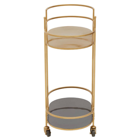 Luxe Gold Bar Cart
