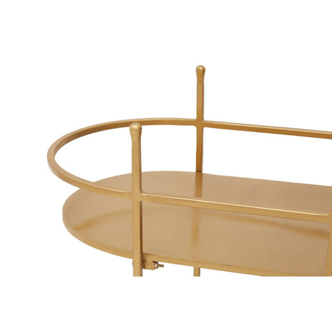 Luxe Gold Bar Cart