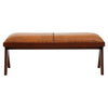 Leather Braid Bench