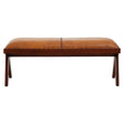 Leather Braid Bench