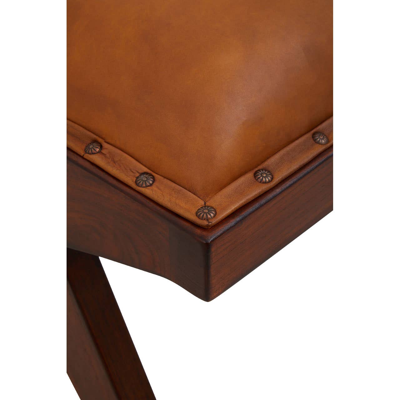 Leather Braid Bench