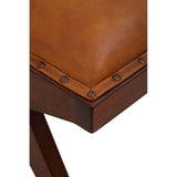 Leather Braid Bench