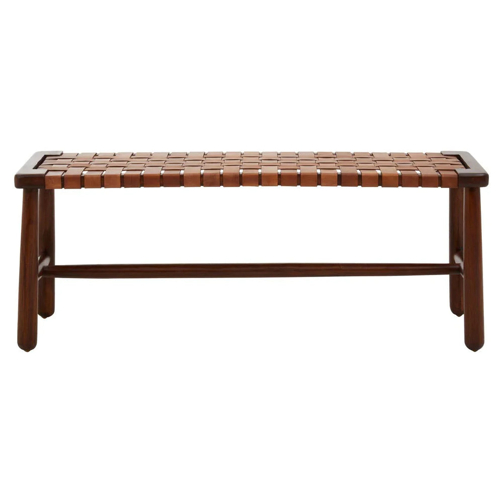 Leather Strap Bench