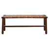 Leather Strap Bench