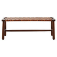 Leather Strap Bench