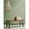 Leather Strap Bench