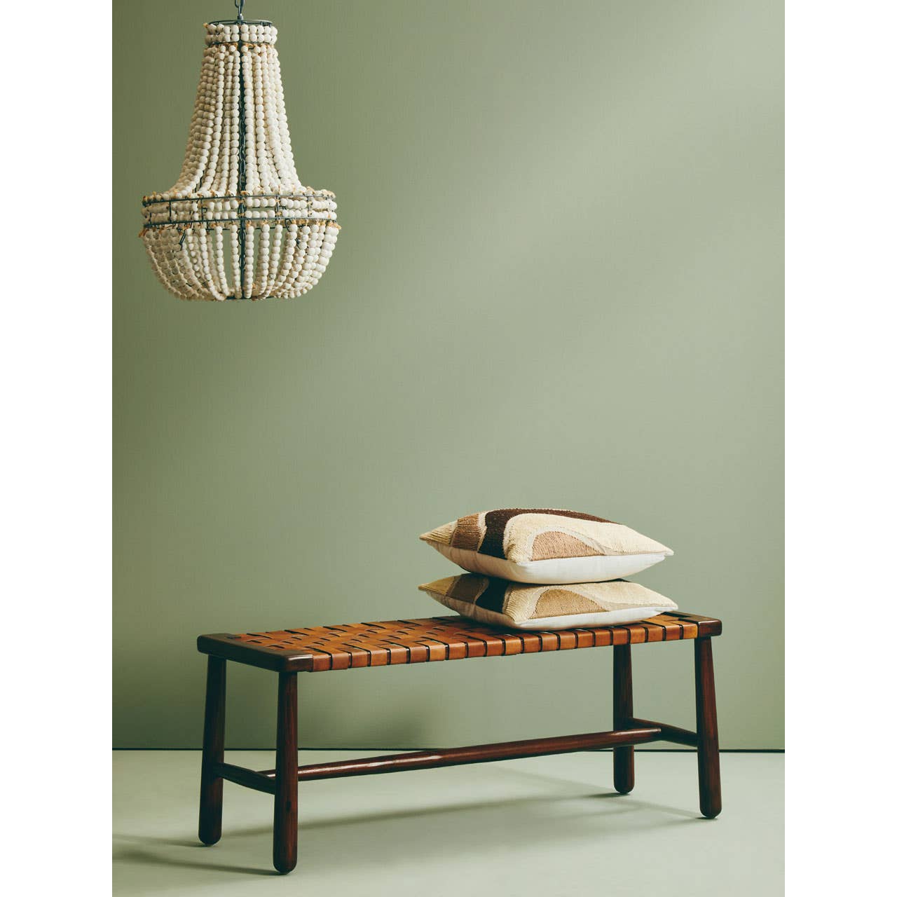 Leather Strap Bench