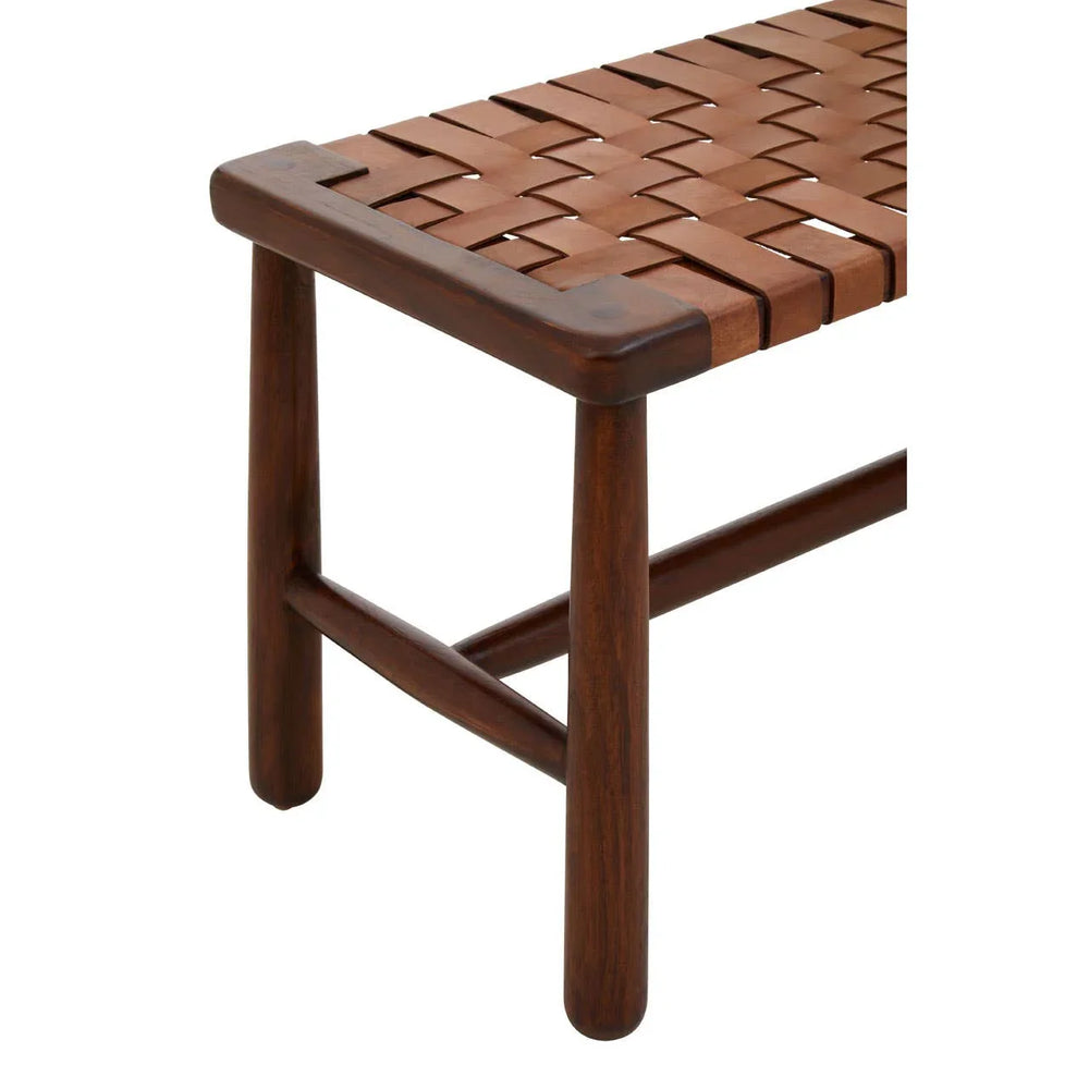 Leather Strap Bench