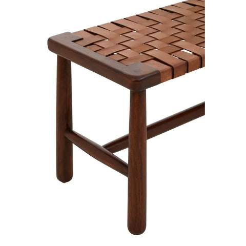 Leather Strap Bench