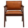 Modern Leather Accent Chair