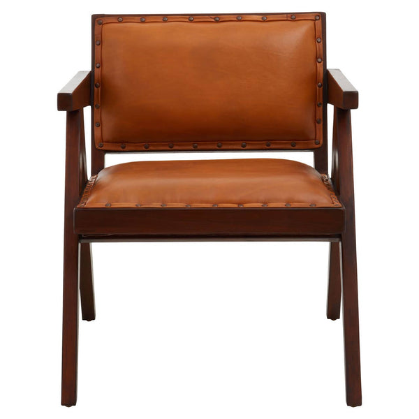 Modern Leather Accent Chair