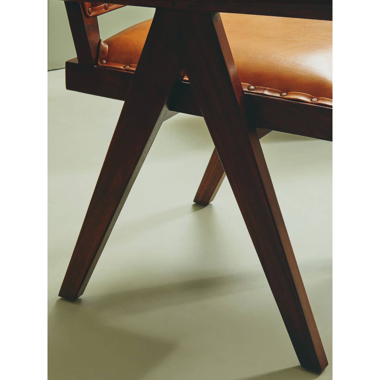 Modern Leather Accent Chair