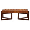 Luxe Leather Bench