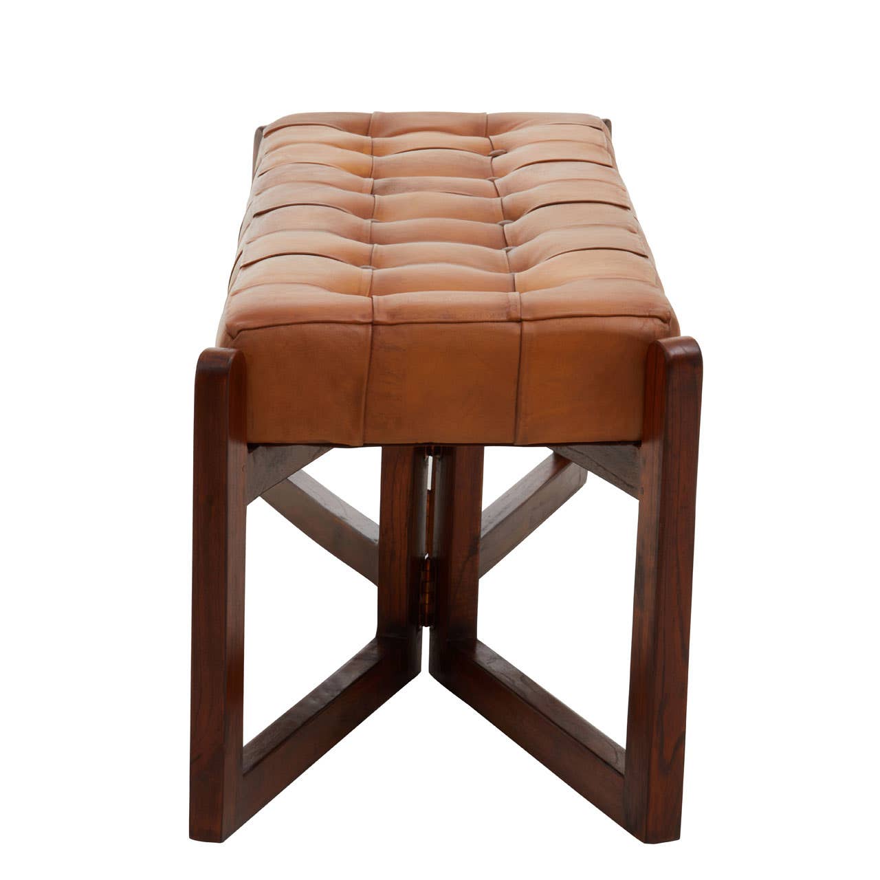 Luxe Leather Bench