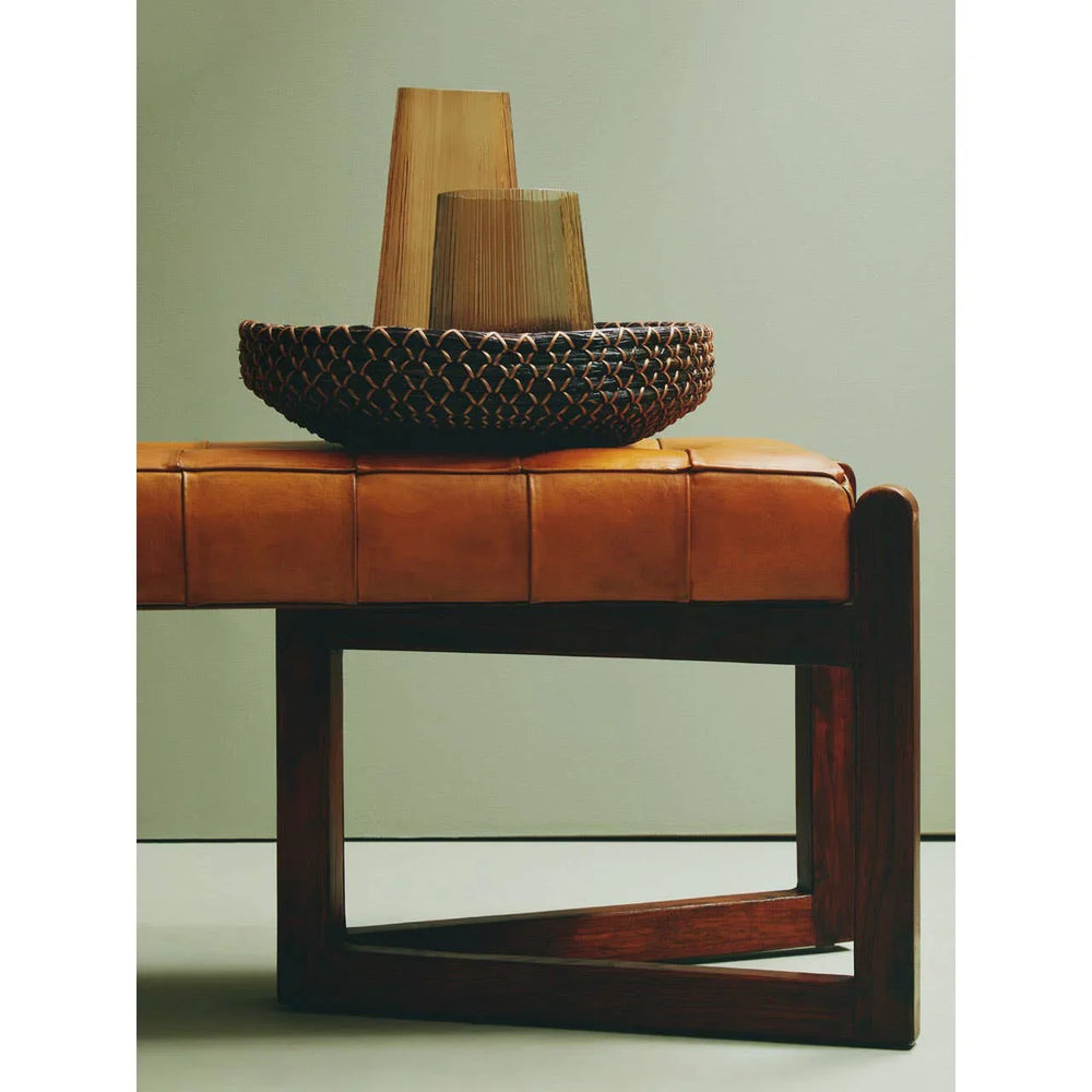 Luxe Leather Bench