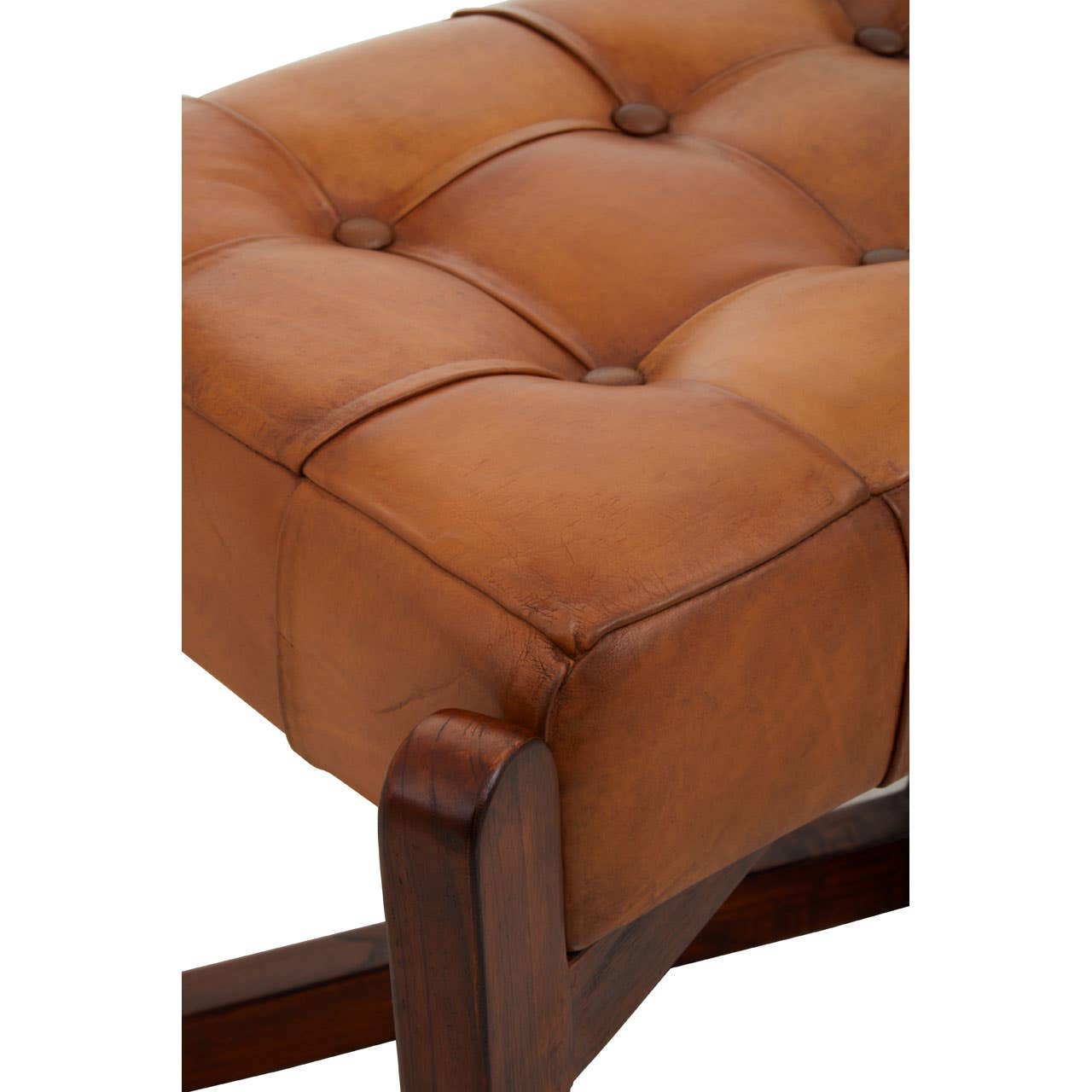 Luxe Leather Bench