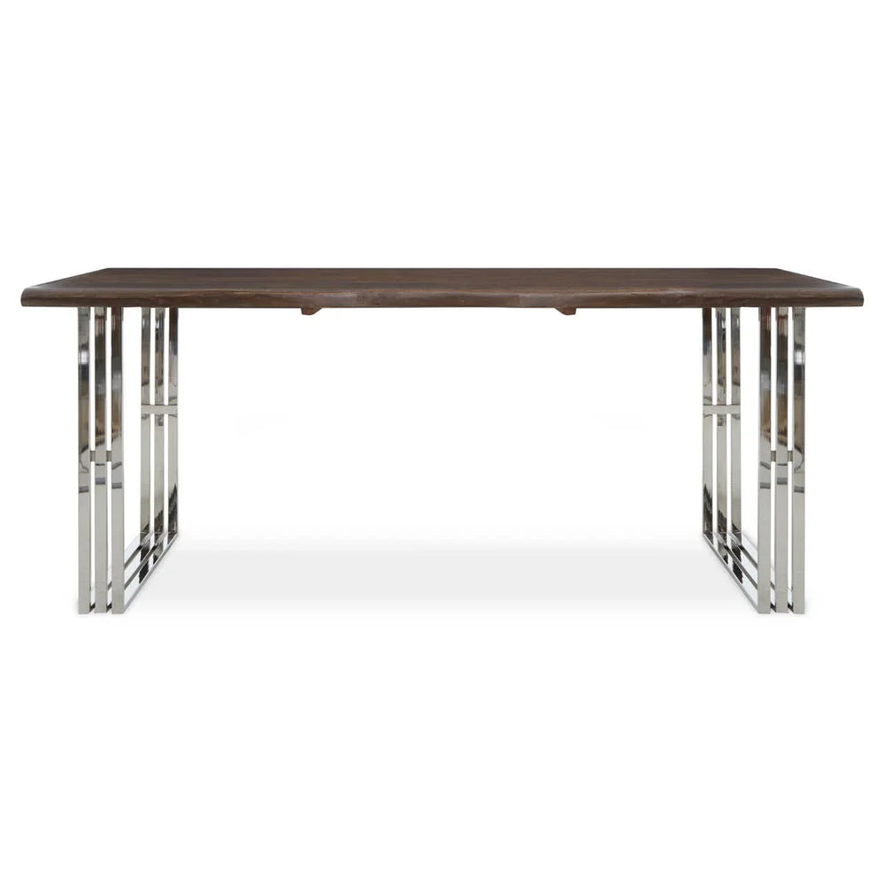 Silver Wood Fusion Dining Table