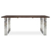 Silver Wood Fusion Dining Table