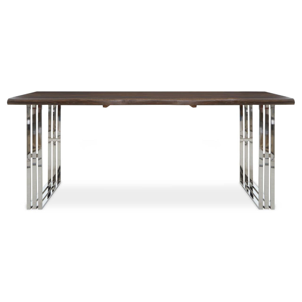 Silver Wood Fusion Dining Table