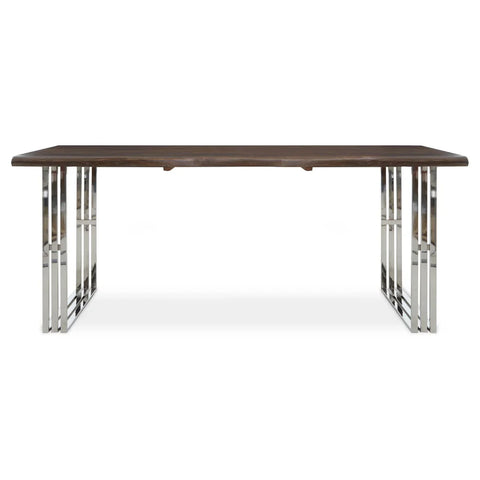 Silver Wood Fusion Dining Table