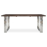 Silver Wood Fusion Dining Table