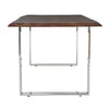 Silver Wood Fusion Dining Table