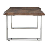 Silver Wood Coffee Table