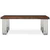 Silver Wood Coffee Table
