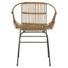 Sleek Rattan Accent Chair