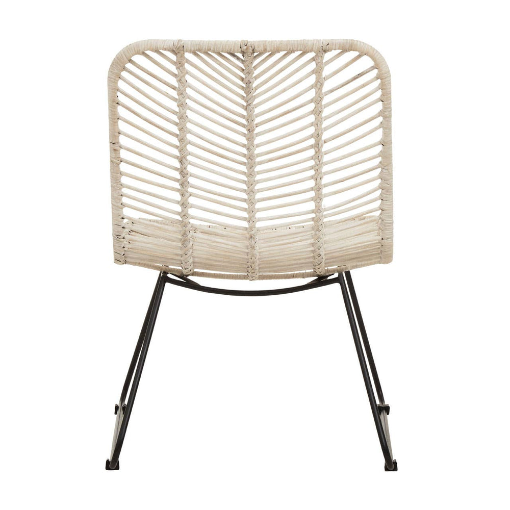 Boho Rattan Accent Chair