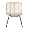 Boho Rattan Accent Chair