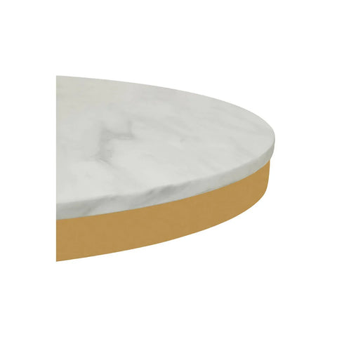 Luxe Marble Gold Dining Table