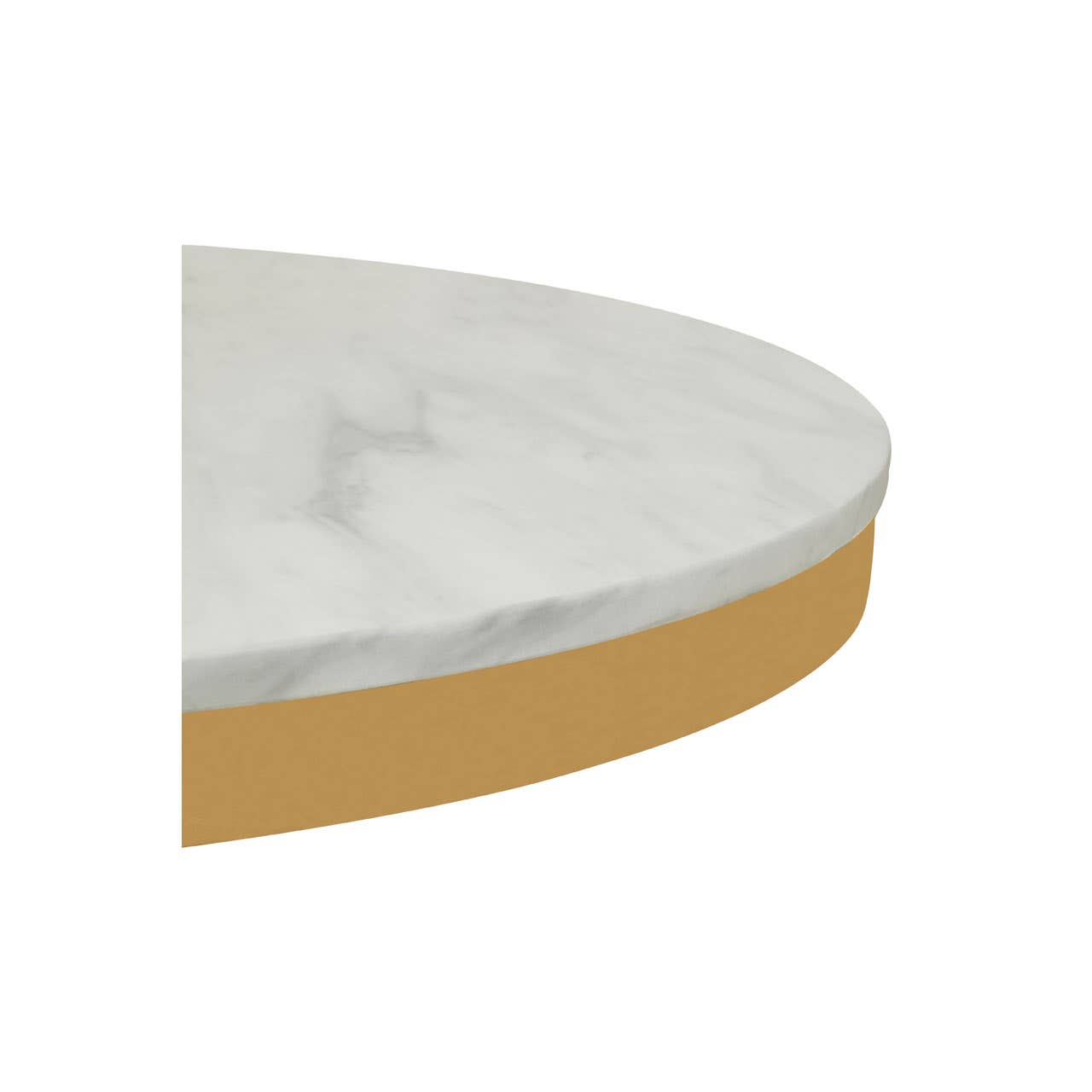 Luxe Marble Gold Dining Table
