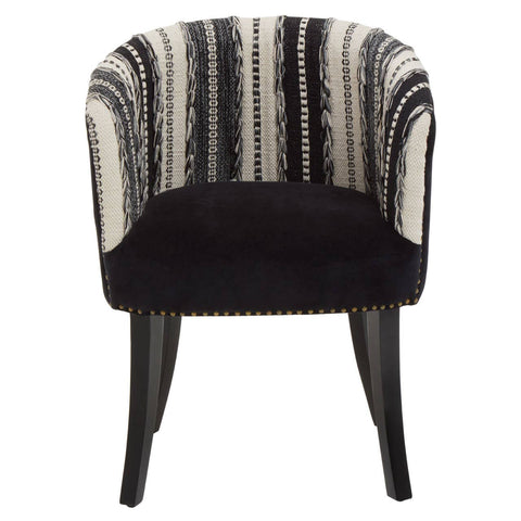 Artisanal Velvet Accent Chair