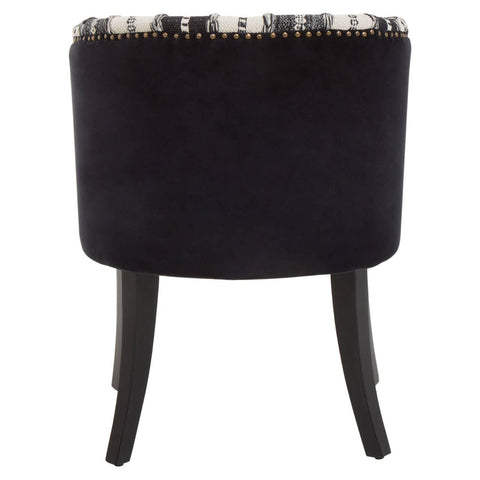 Artisanal Velvet Accent Chair