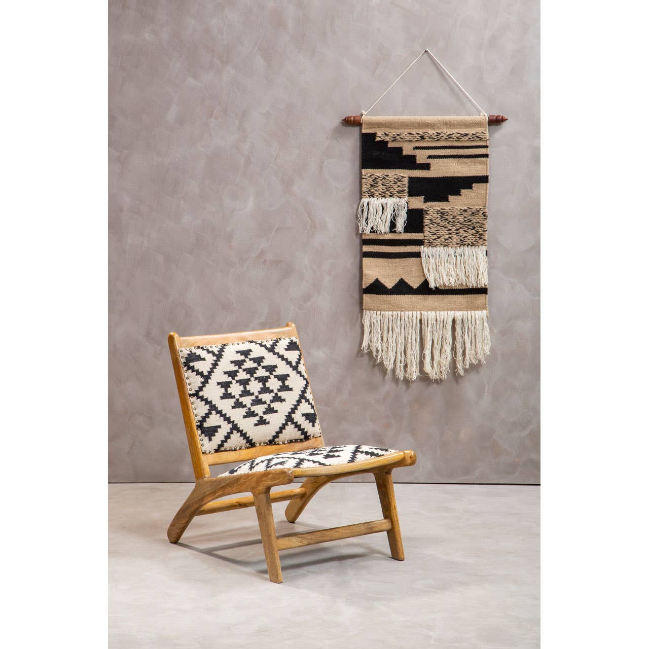 Geometric Accent Chair