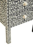 Floral Bone Inlay Side Table