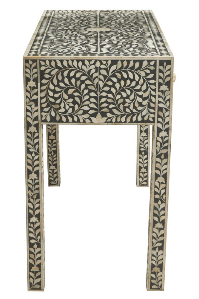 Bone Inlay Floral Desk