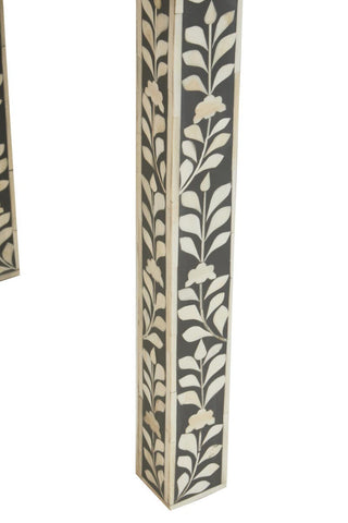 Bone Inlay Floral Desk