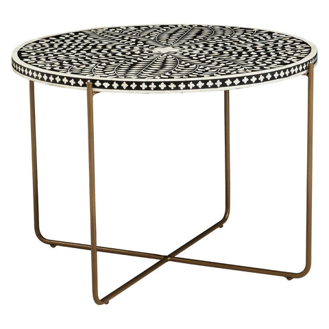 Bone Inlay Coffee Table