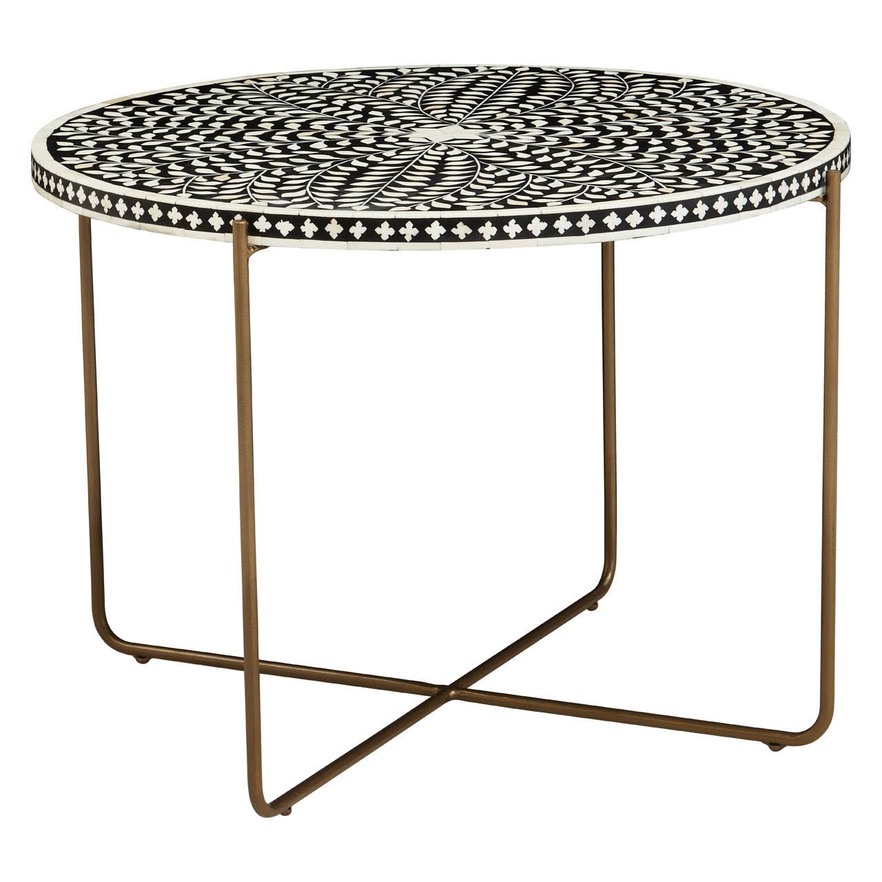 Bone Inlay Coffee Table