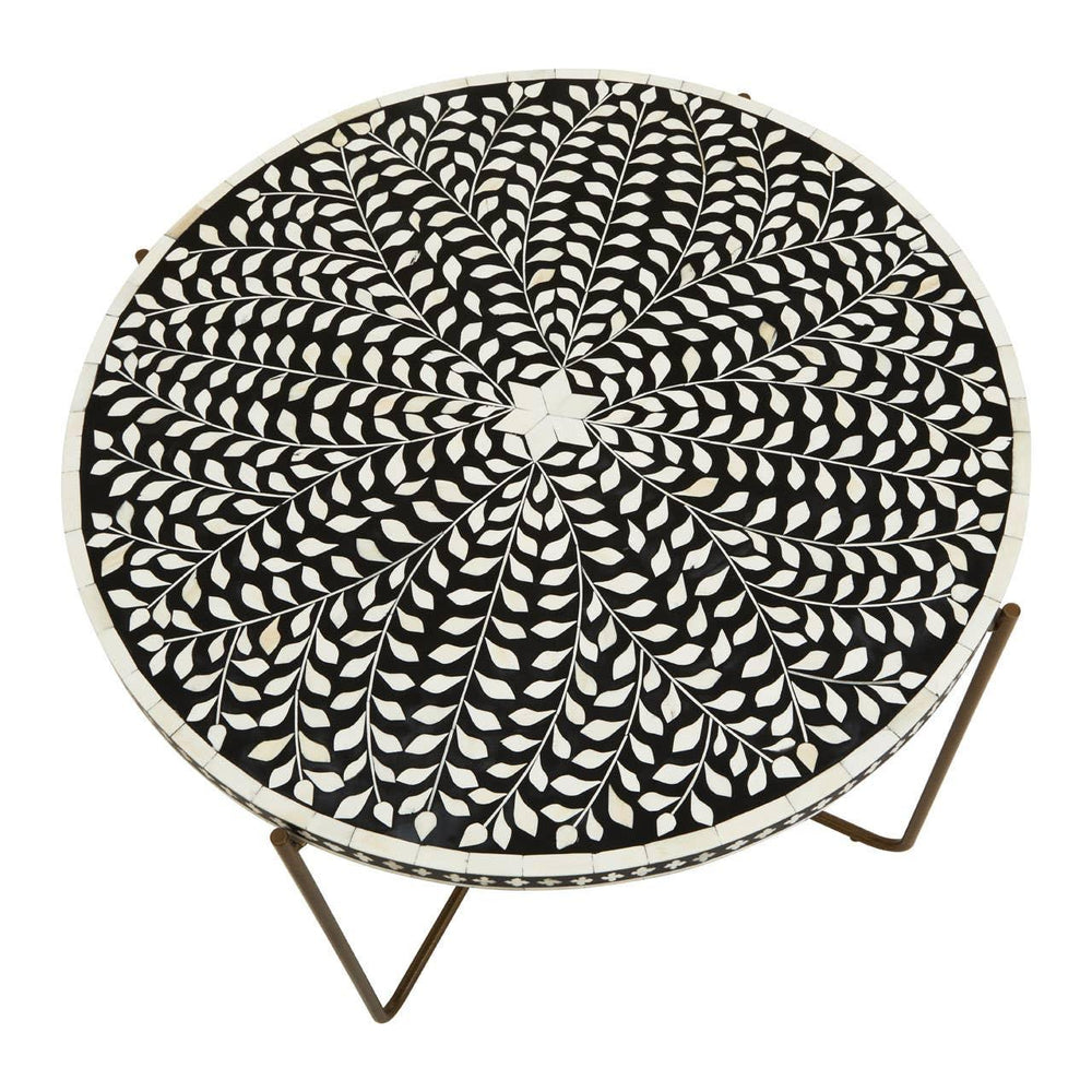Bone Inlay Coffee Table