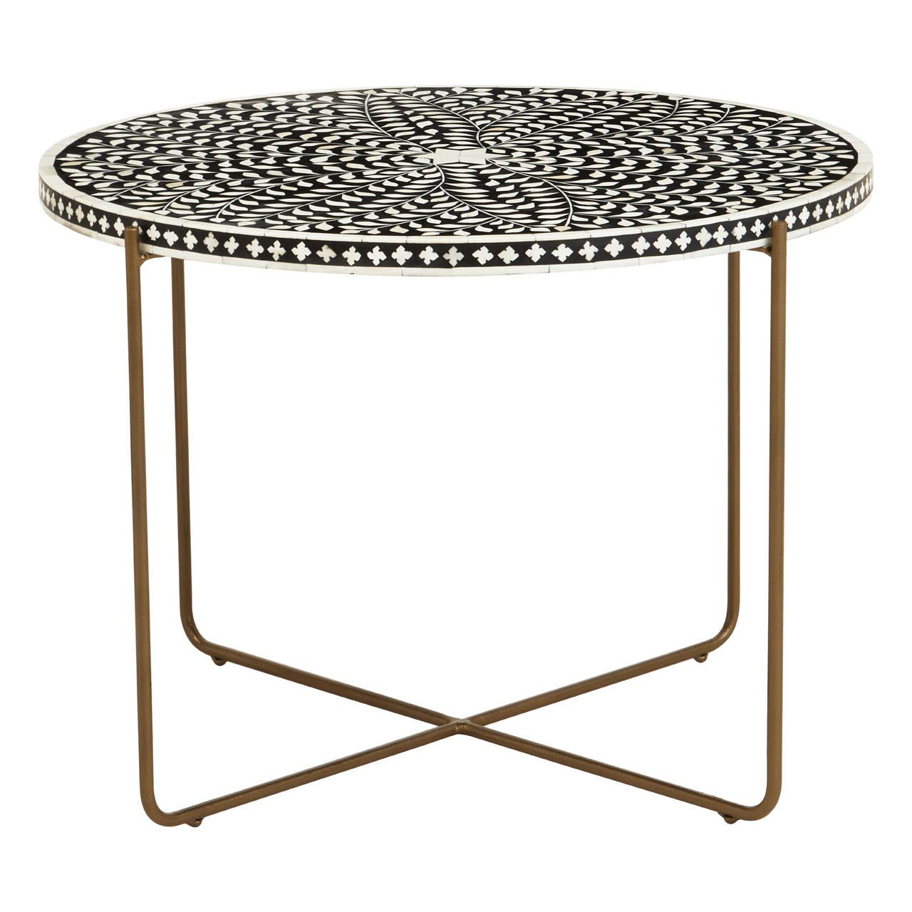 Bone Inlay Coffee Table
