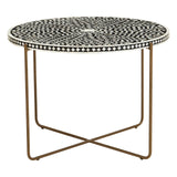 Bone Inlay Coffee Table