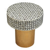 Geometric Bone Side Table