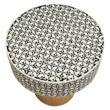 Geometric Bone Side Table