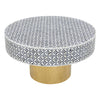 **Elegant Bone Inlay Coffee Table**