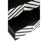 Exotic Floral Drawer Side Tables