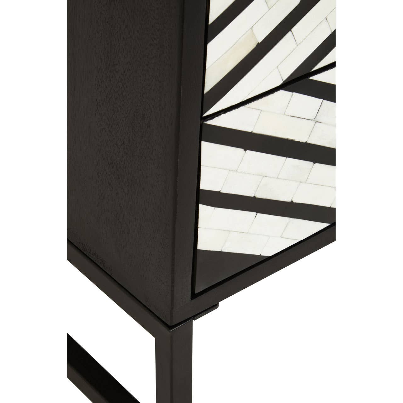 Exotic Floral Drawer Side Tables