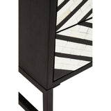 Exotic Floral Drawer Side Tables